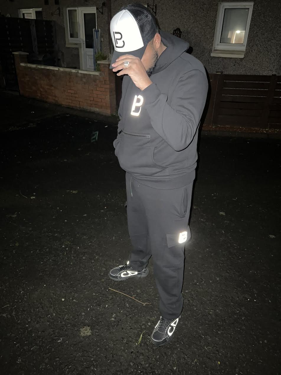 PB ‘RICH’ BLACK TRACKSUIT