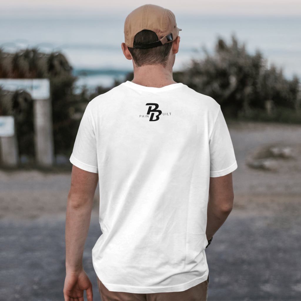 PB RICH WHITE RELAXED FIT TEE SHIRT