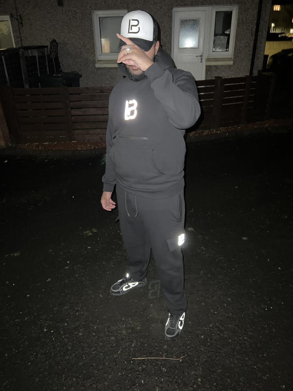 PB ‘RICH’ BLACK TRACKSUIT